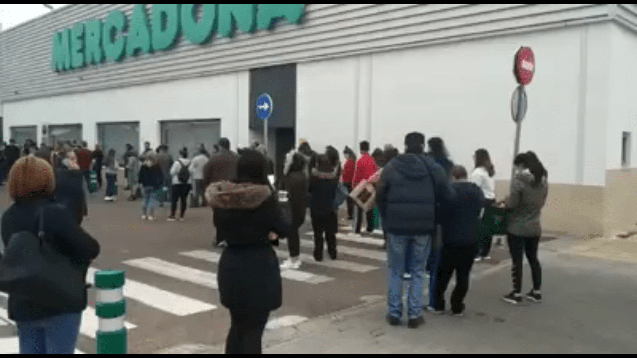Colas en el supermercado