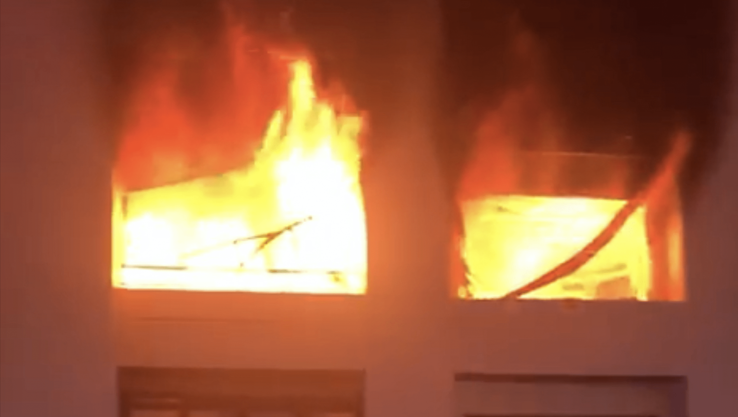 Incendio de vivienda en Badajoz