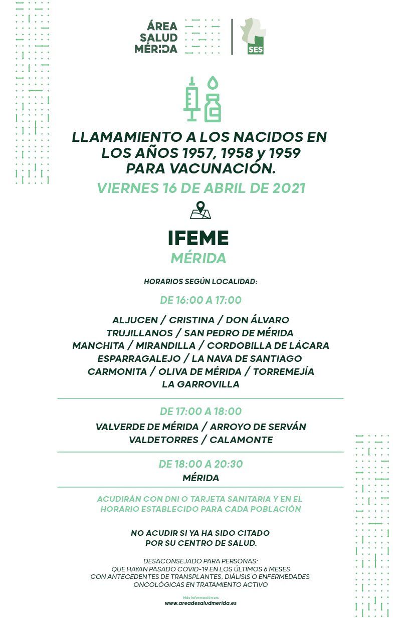 Vacunación masiva en Mérida
