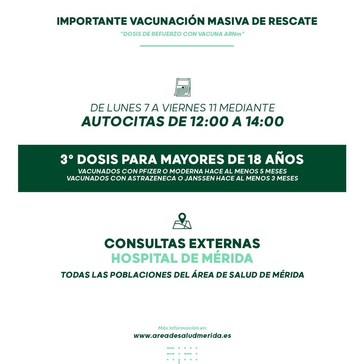 Tercera dosis vacuna mayores 18 años