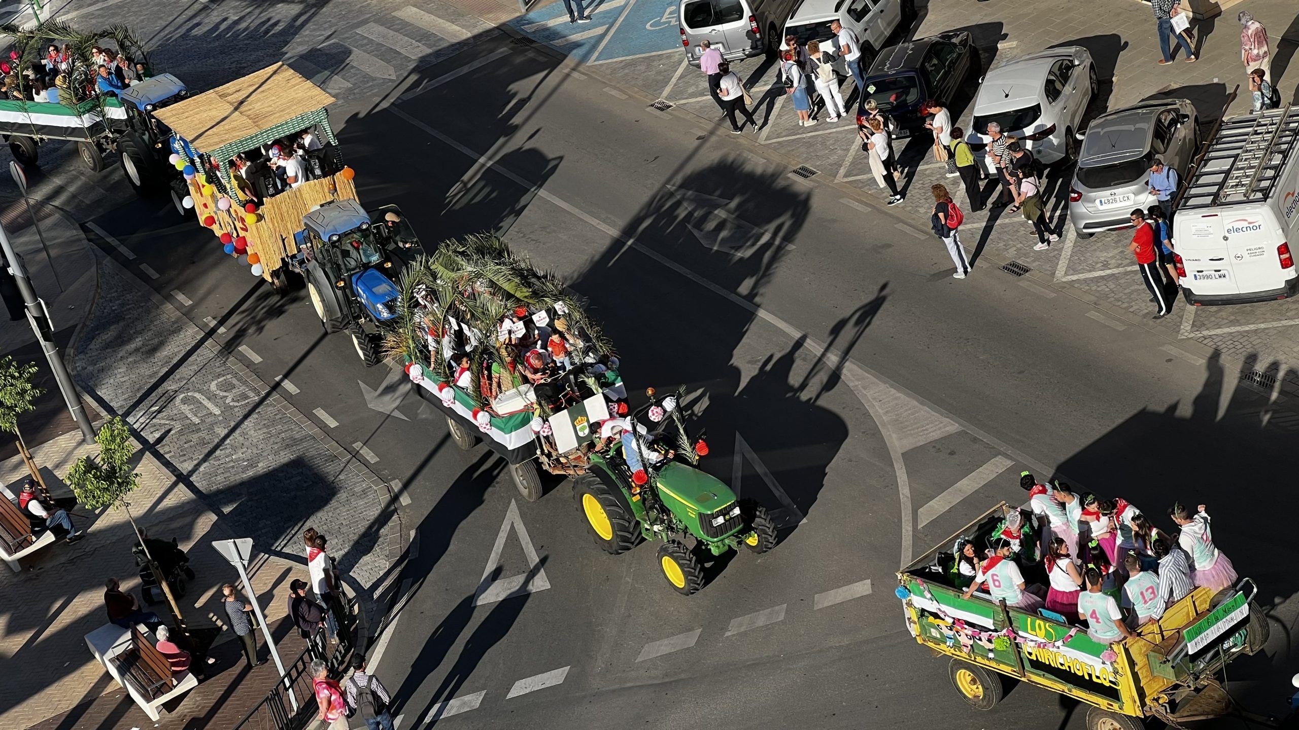 Carroza en la romería de San Marcos