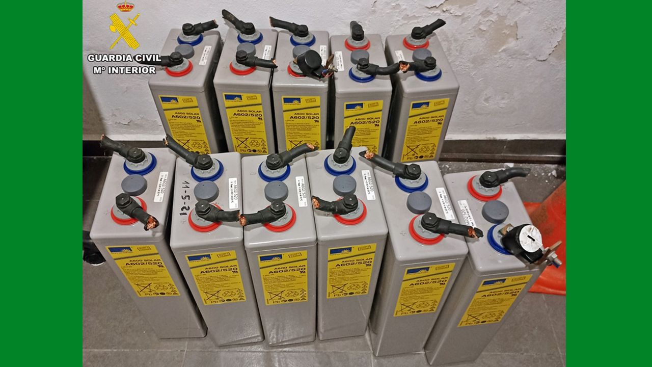 22-02-24 BATERIAS ROBADAS CASETA CONFEDERACION HIDROGRAFICA DEL GUADIANA