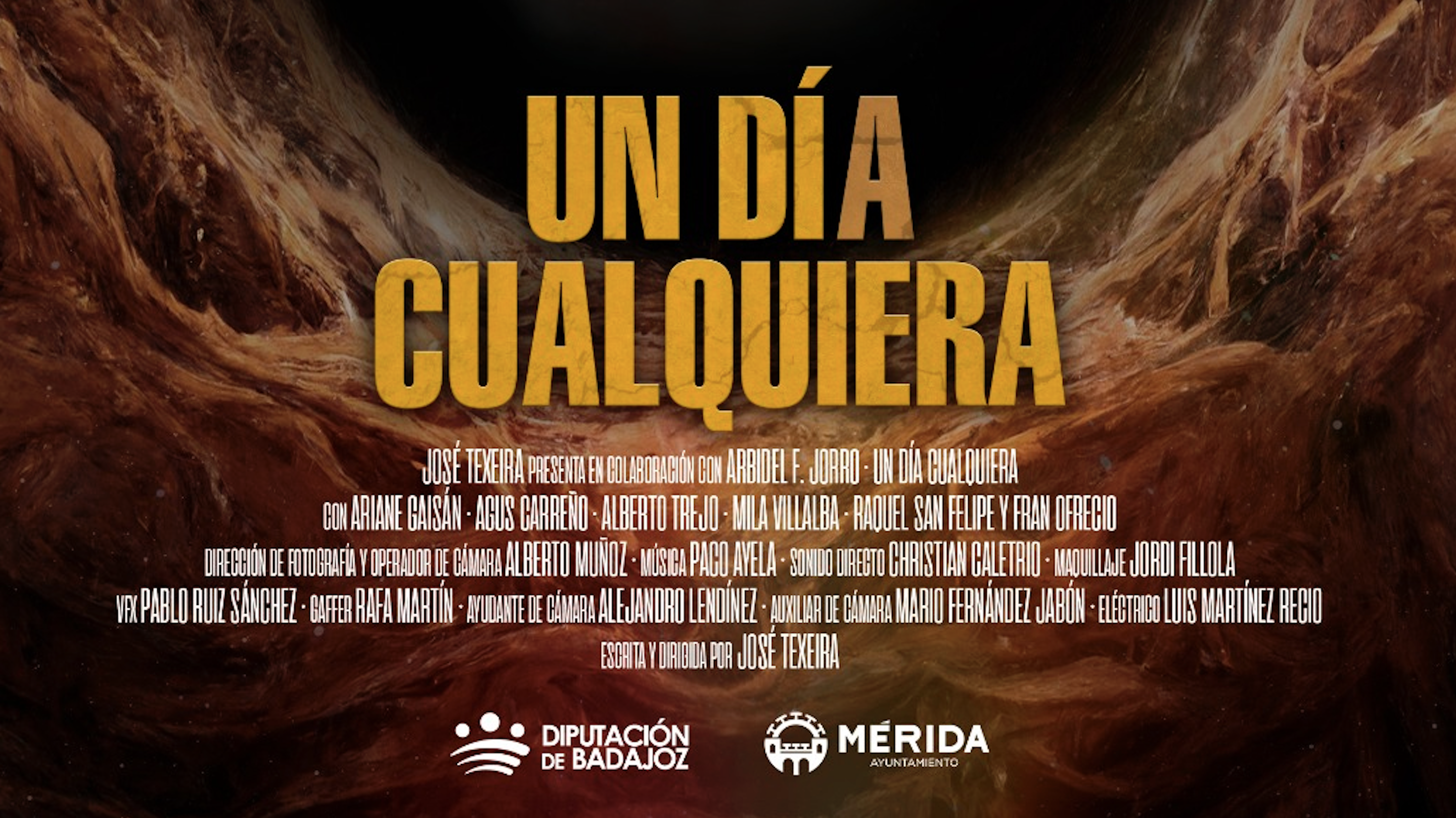 Cartel de la película Un día cualqueira de José Texeira