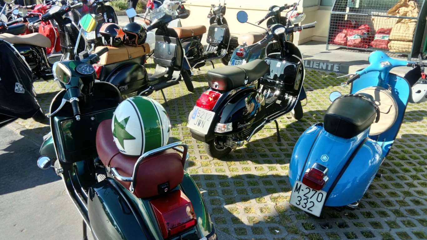 Concentración Vespa