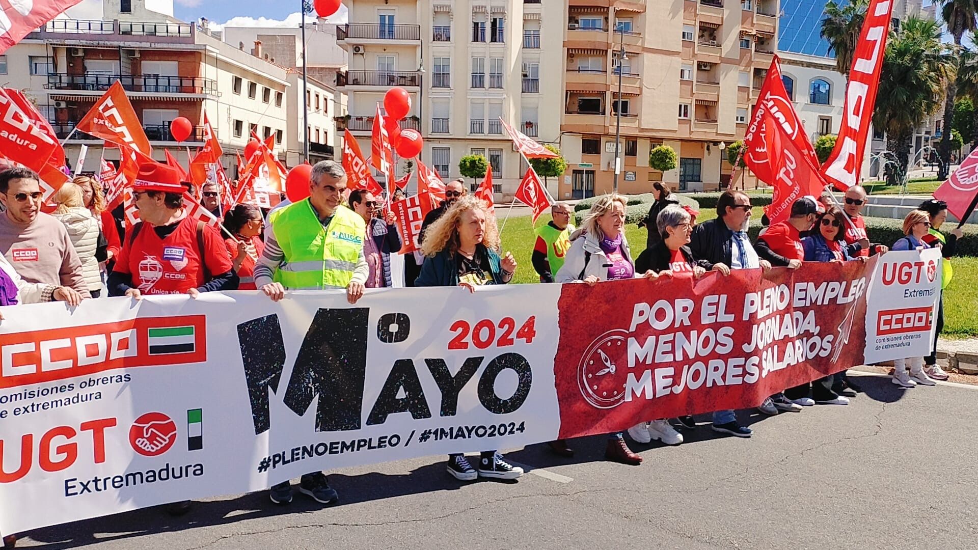 Manifestación 1 de mayo Primero 