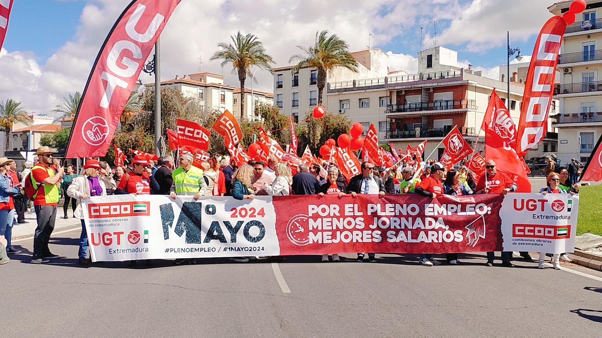 Manifestación 1 de mayo Primero
