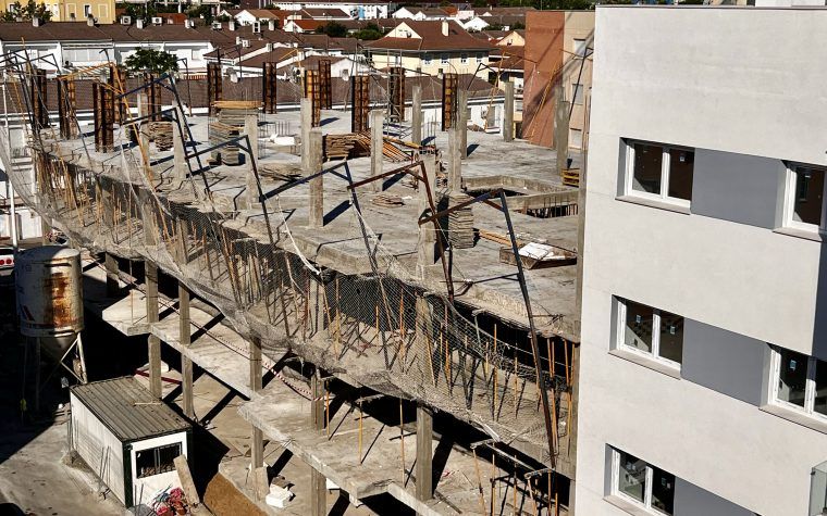 Paro obras construcción