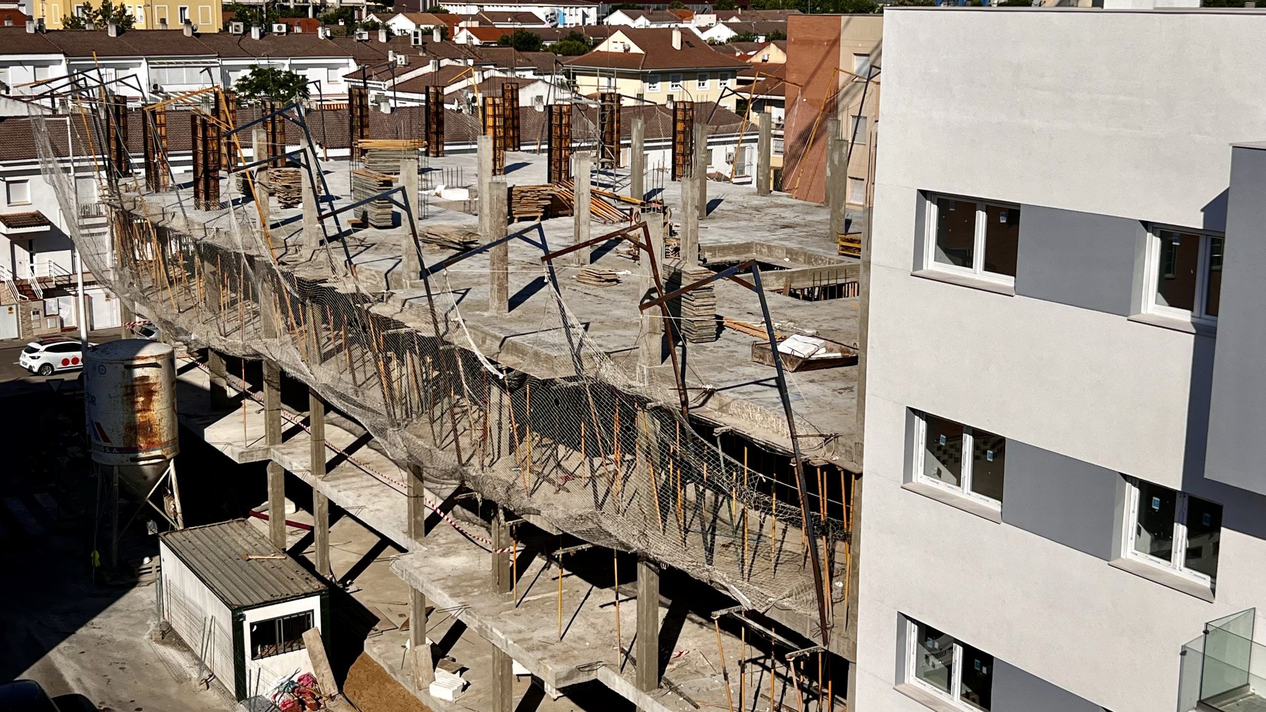 Paro obras construcción