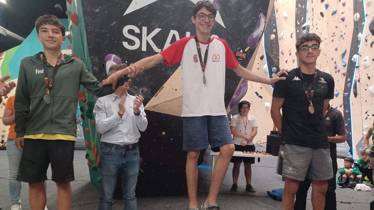 Escalada emeritense Iker García