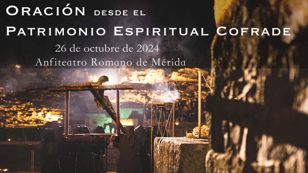 CARTEL ORACION ANFITEATRO ROMANO CONGRESO DE SEMANA SANTA