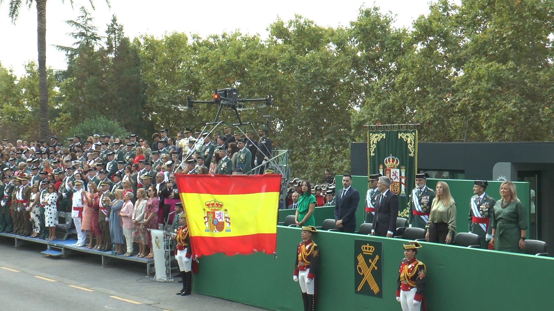 DESFILE GUARDIA CIVIL PASEO DE ROMA