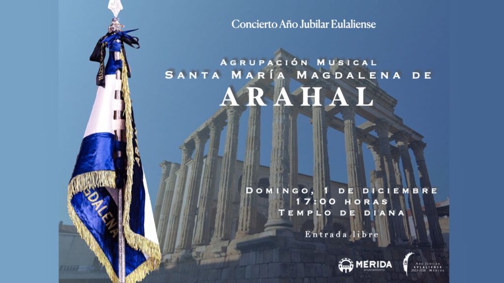 CARTEL CONCIERTO AGRUPACION MUSICAL ARAHAL