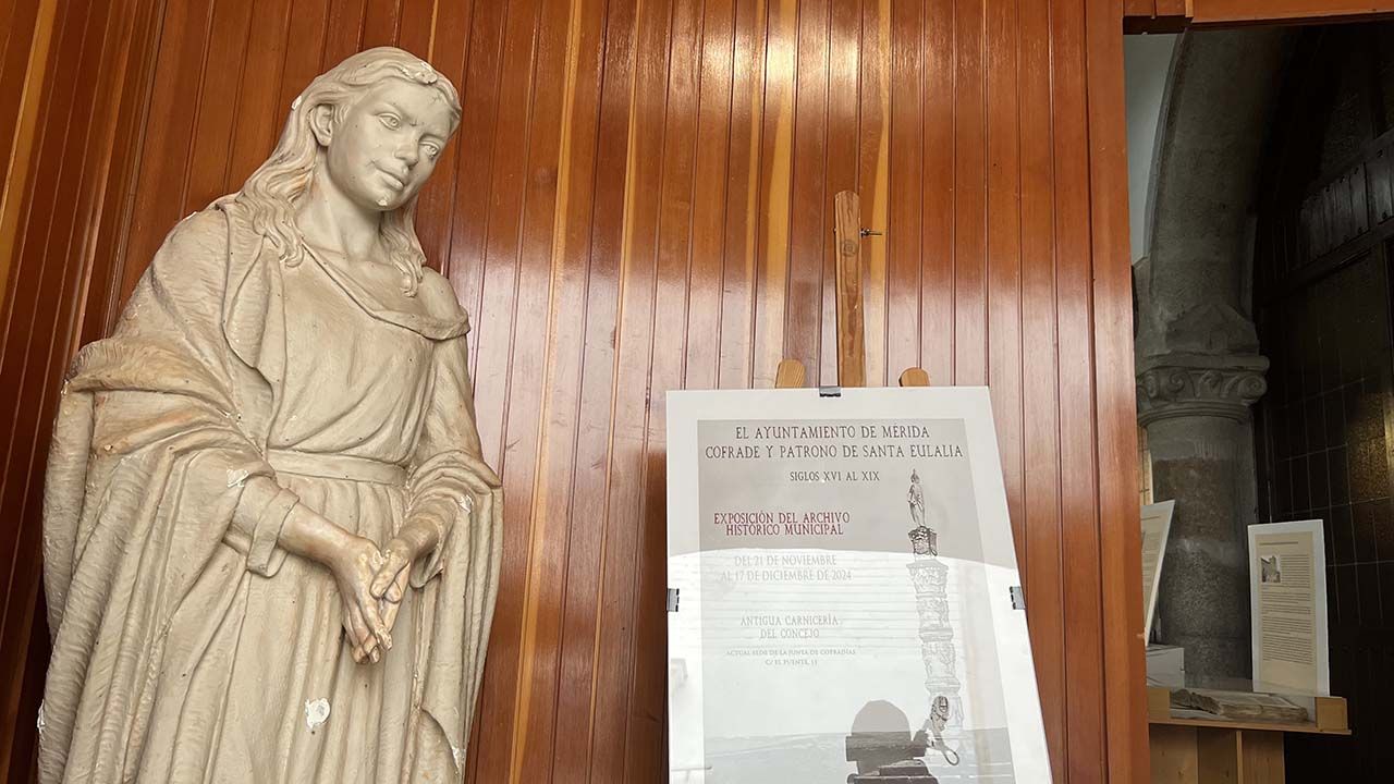 EXPOSICION EL AYUNTAMIENTO COFRADE Y PATRONO DE SANTA EULALIA