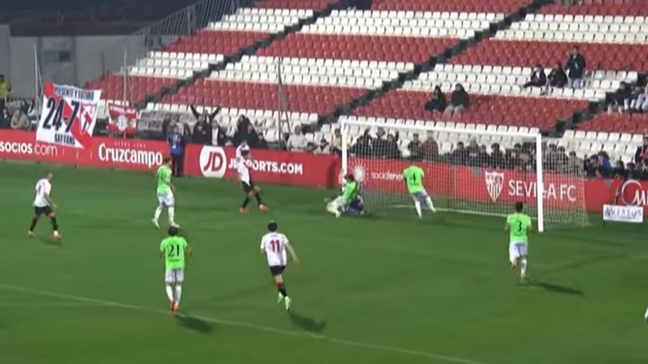 GOL DEL SEVILLA ATLETICO AL MERIDA