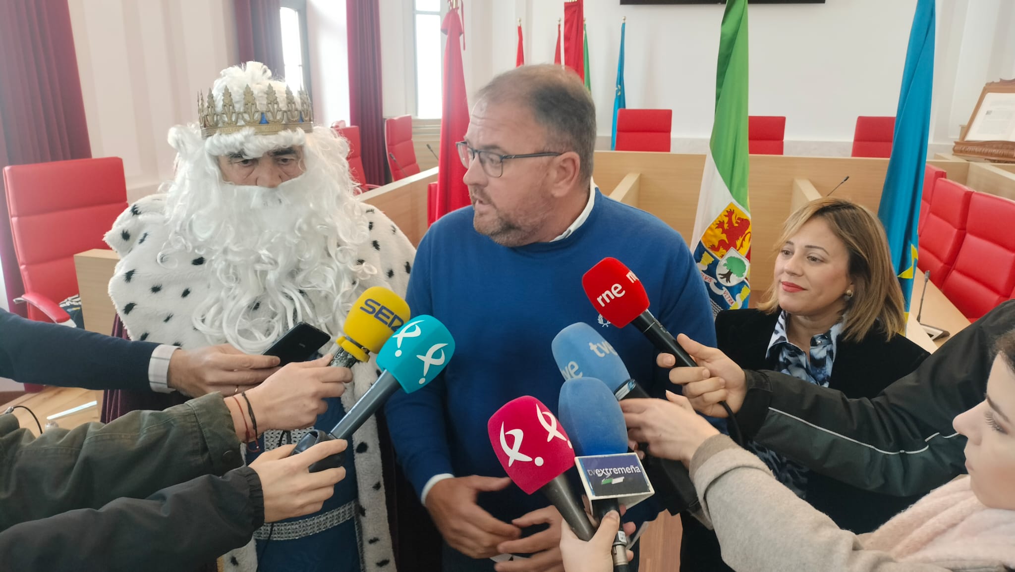 Alcalde con rey Melchor adelanta la cabalgata