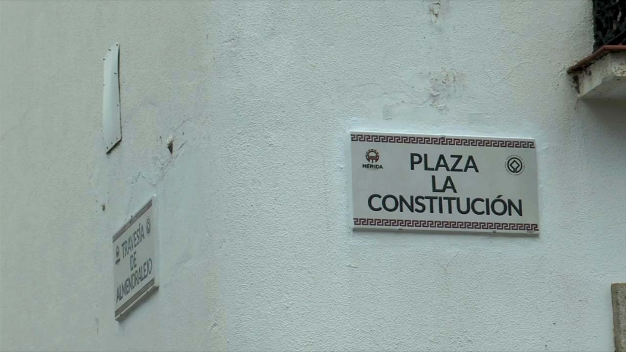 ROTULO PLAZA DE LA CONSTITUCION