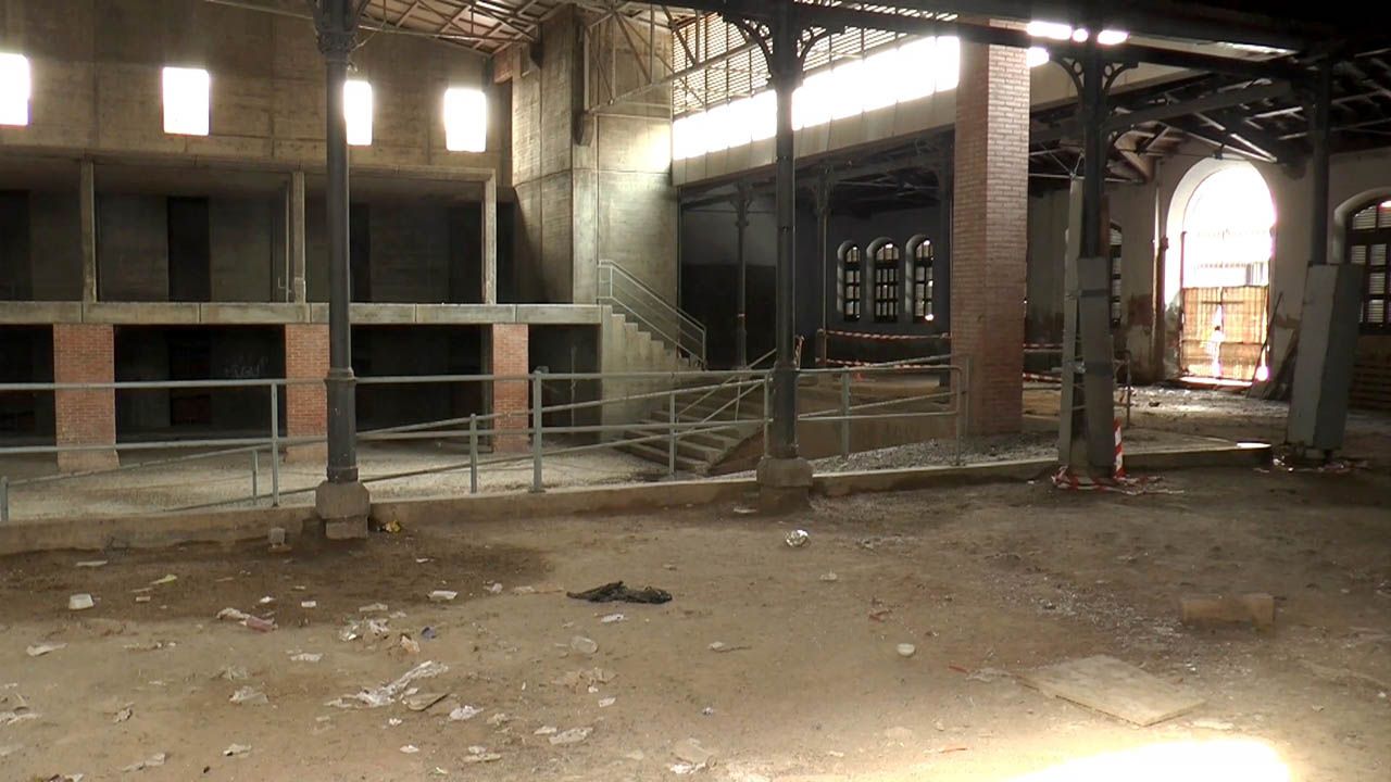 MERCADO DE CALATRAVA INTERIOR OBRAS 2