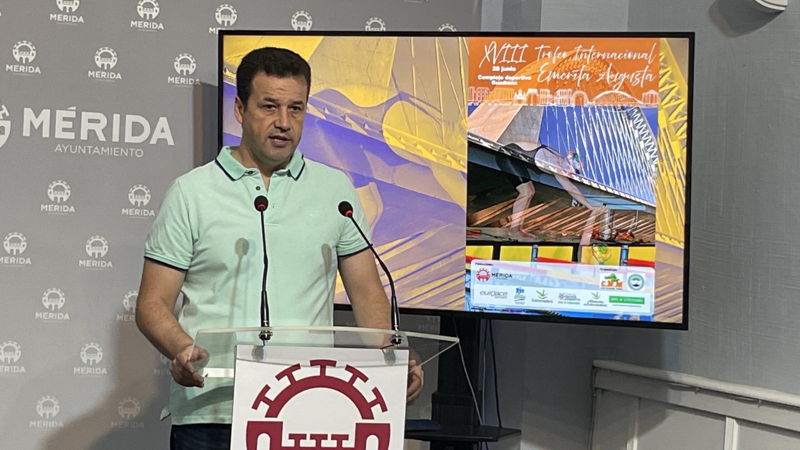 Francisco Javier González presidente Club Natación Mérida