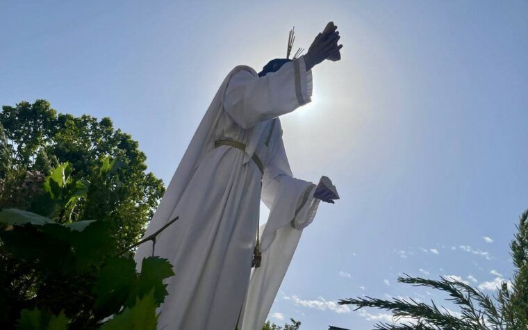 Jesús del Amor en procesión Cofradía Sagrada Cena