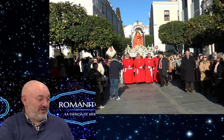 JOSE LUIS MORENO PALMERIN CON SANTA EULALIA