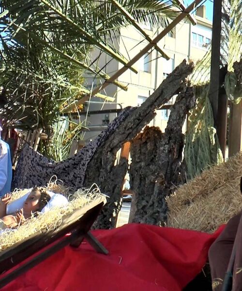 BELEN VIVIENTE SAGRADA CENA NACIMIENTO