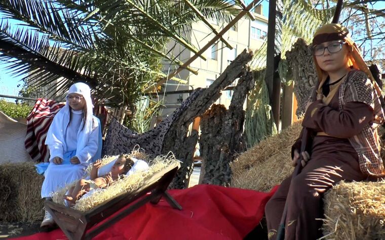 BELEN VIVIENTE SAGRADA CENA NACIMIENTO