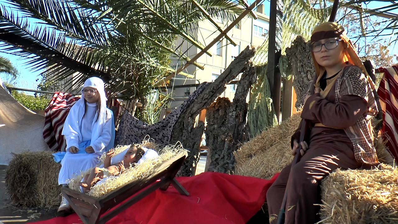 BELEN VIVIENTE SAGRADA CENA NACIMIENTO