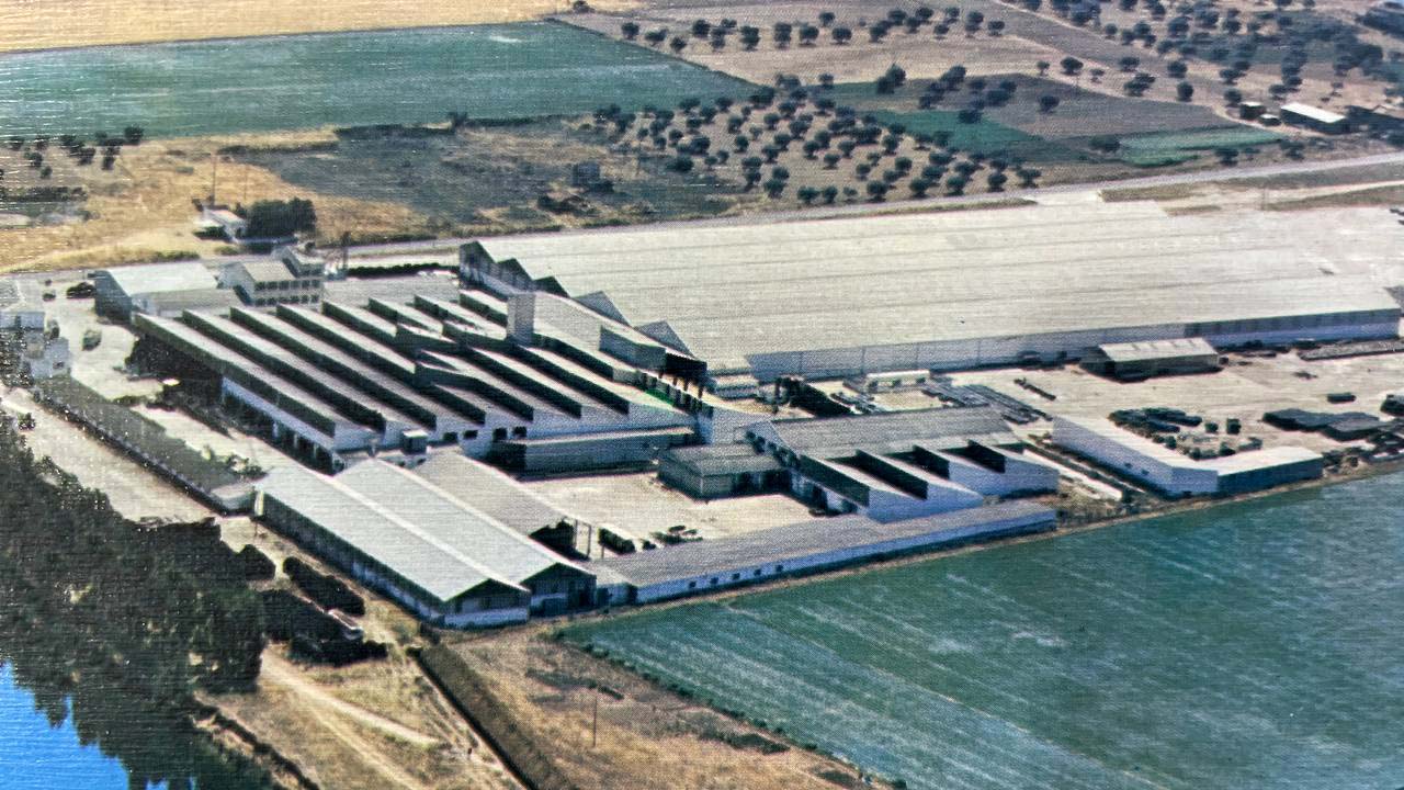 MATADERO DE MERIDA FOTO AEREA