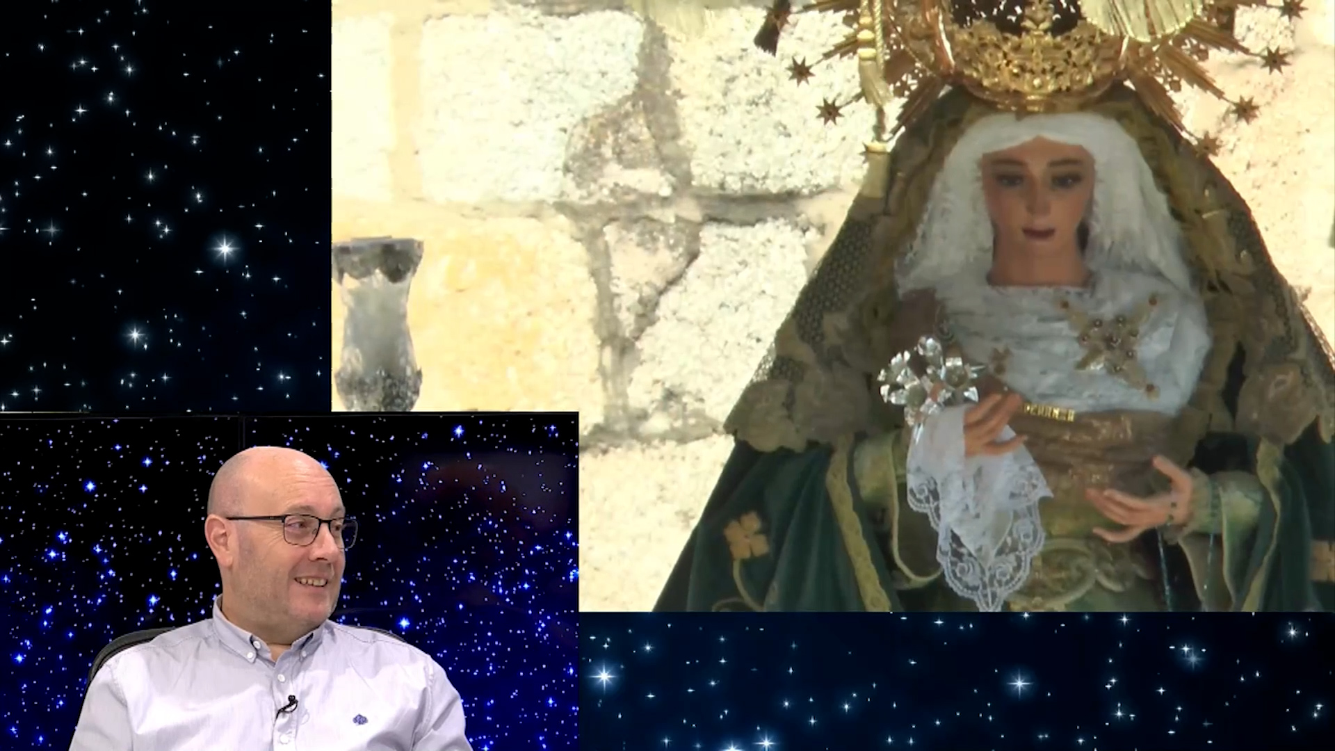 RAUL CALVO CON NUESTRA SEÑORA DE LA ESPERANZA