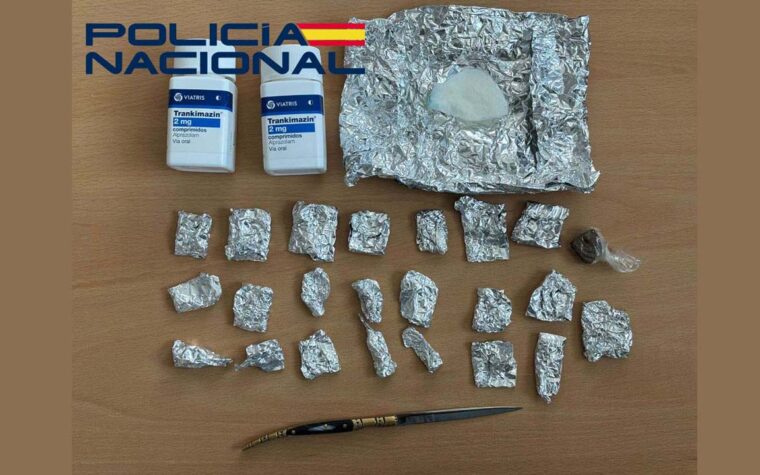 DROGA POLICIA NACIONAL BURNING