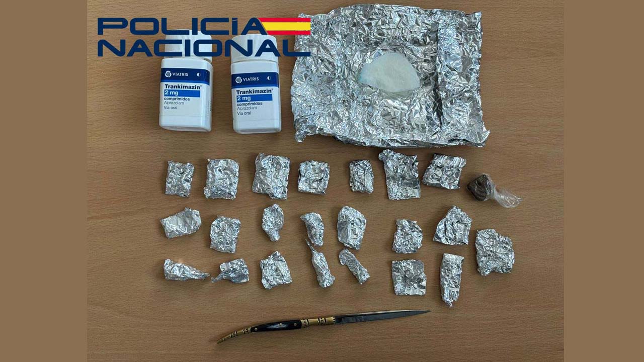 DROGA POLICIA NACIONAL BURNING
