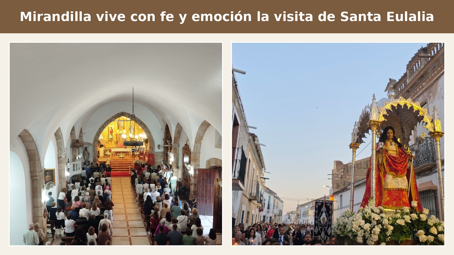 Mirandilla se vuelca con Santa Eulalia