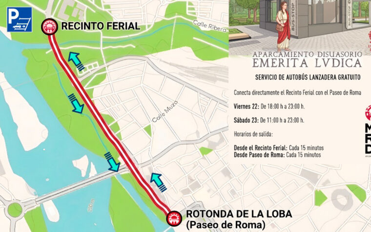APARCAMIENTO DISUASORIO EMERITA LVDICA