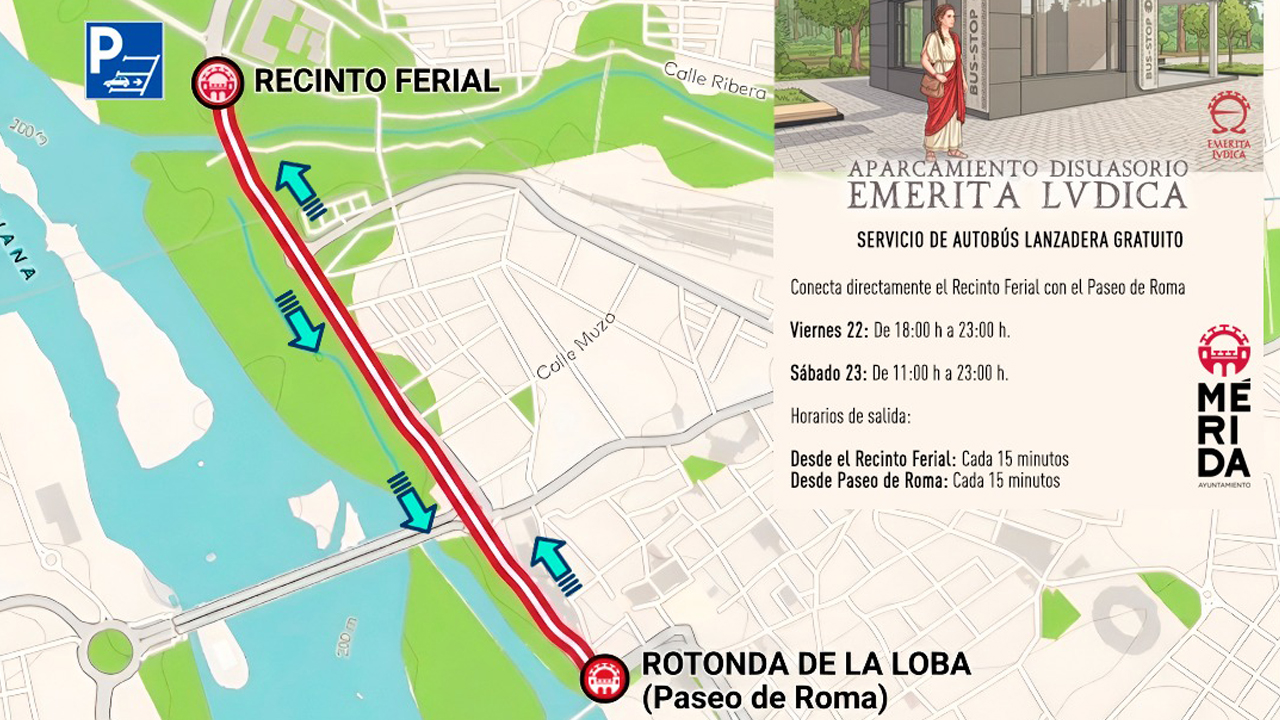 APARCAMIENTO DISUASORIO EMERITA LVDICA