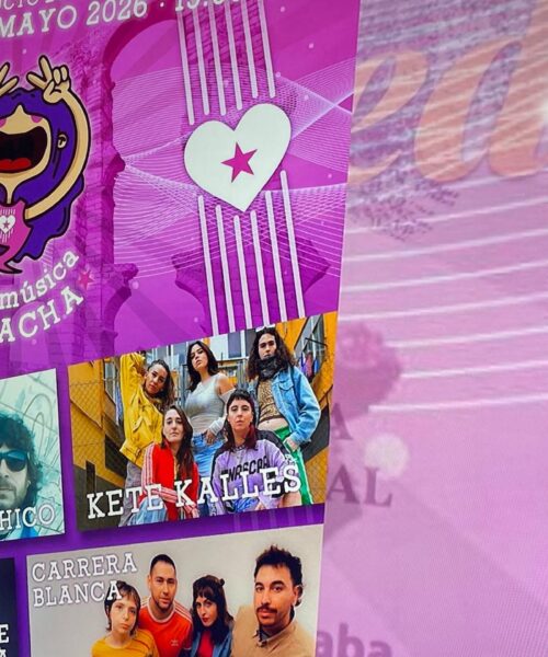 CARTEL FESTIVAL MUCHA MUSICA MUCHACHA