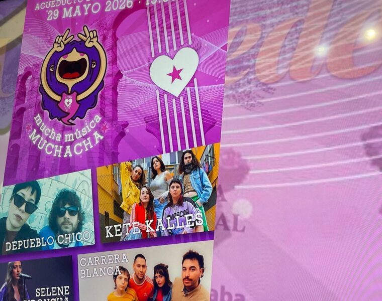 CARTEL FESTIVAL MUCHA MUSICA MUCHACHA