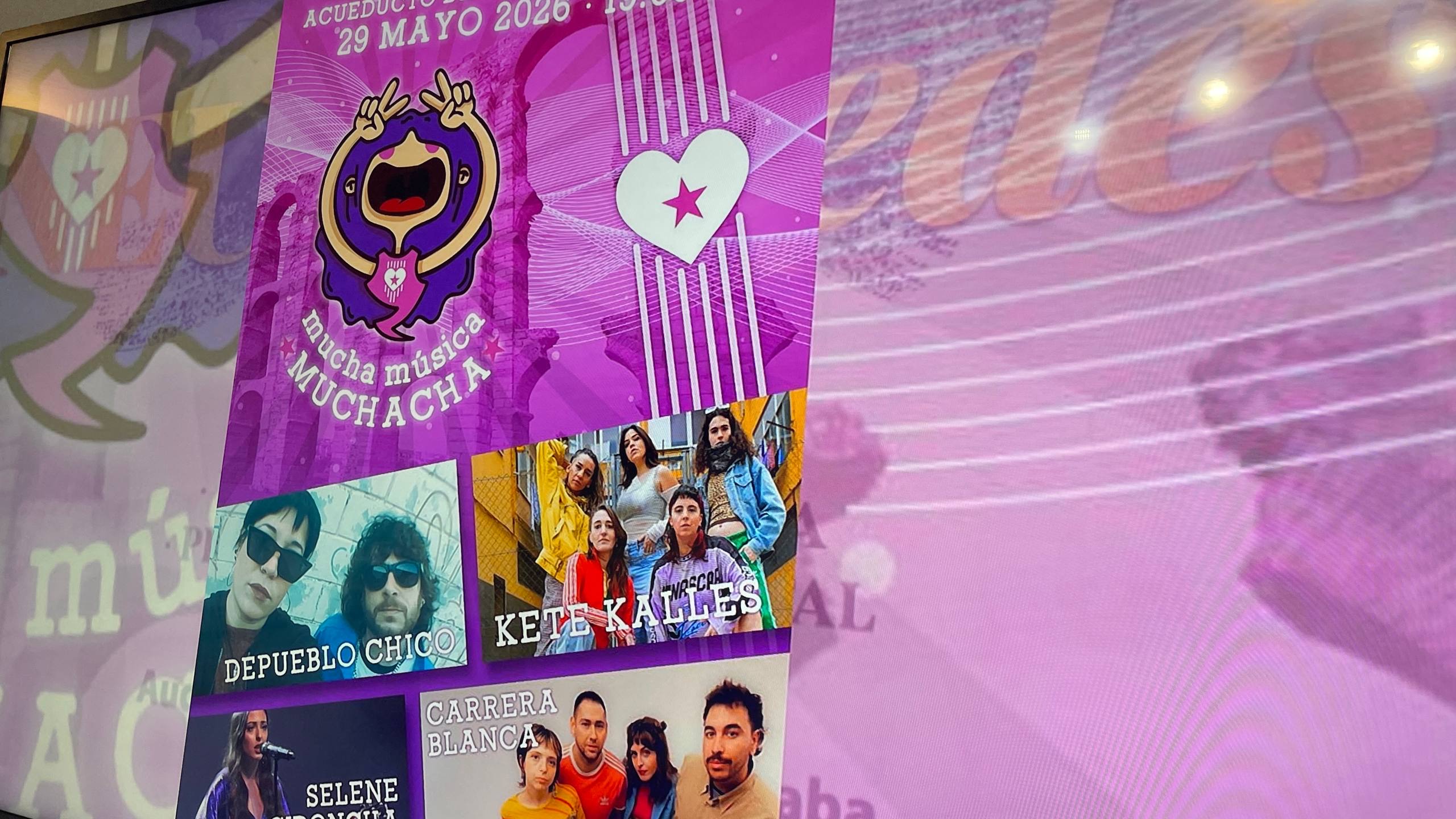 CARTEL FESTIVAL MUCHA MUSICA MUCHACHA