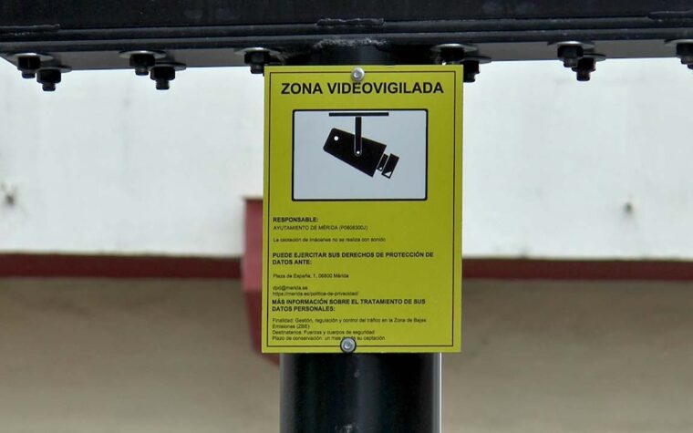 CARTEL VIDEOVIGILANCIA ZBE