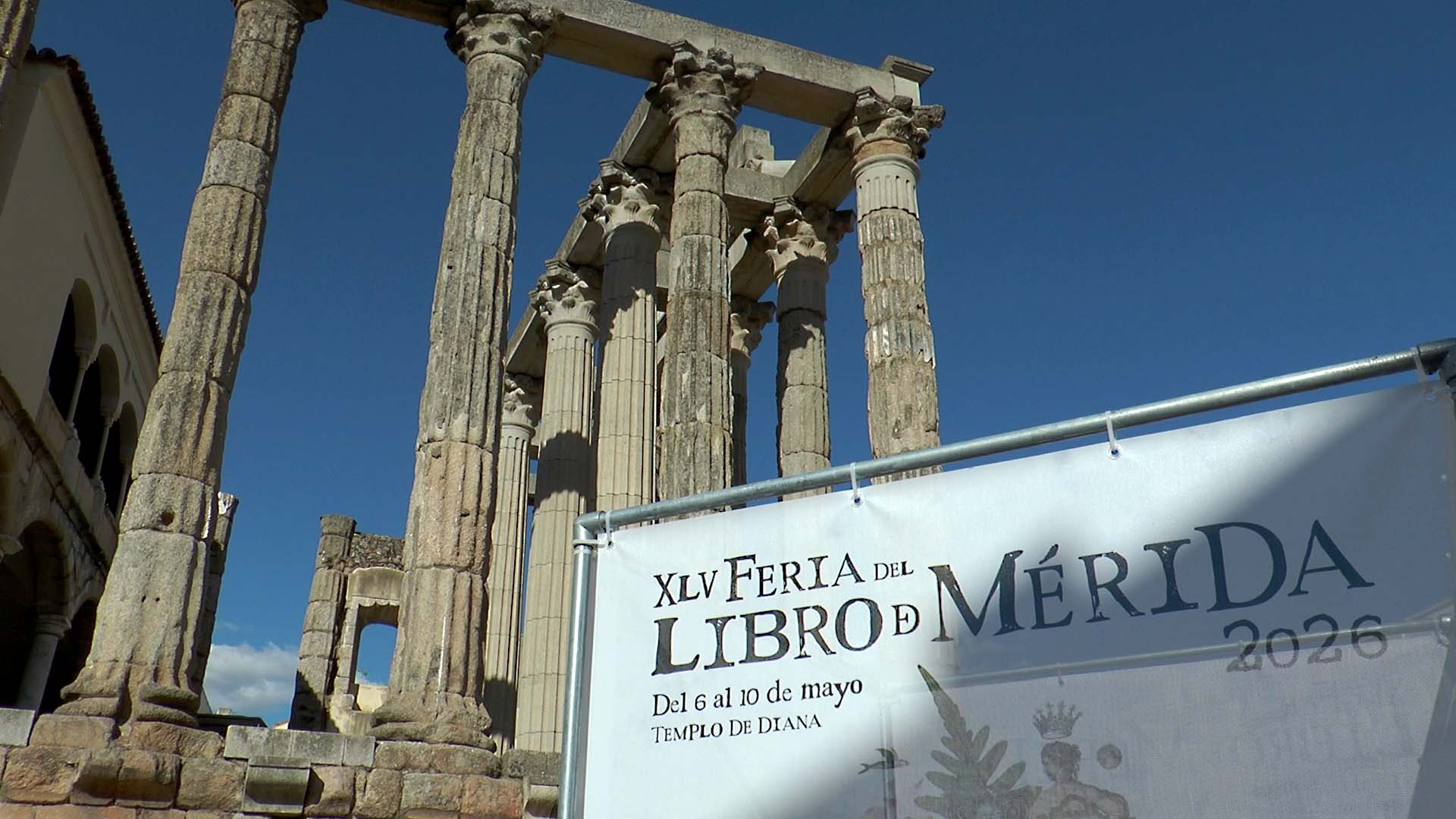FERIA DEL LIBRO DE MERIDA TEMPLO DIANA