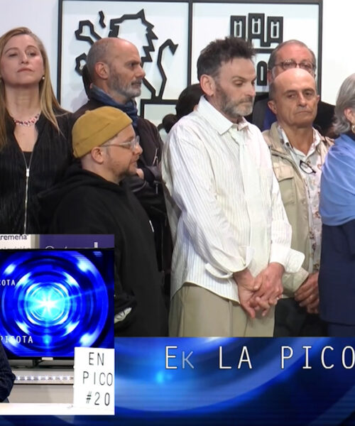 JESUS CIMARRO CON ACTORES FESTIVAL DE MERIDA