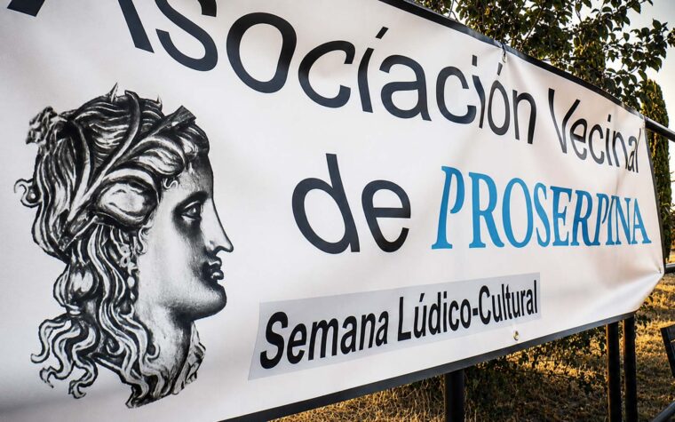 CARTEL ASOCIACION VECINAL PROSERPINA 1