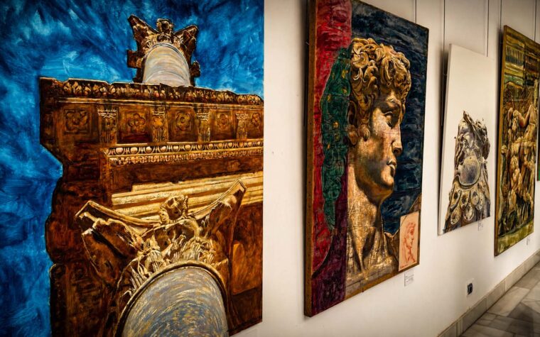 EXPOSICION MIGUEL ANGEL BEDATE EN ASAMBLEA DE EXTREMADURA