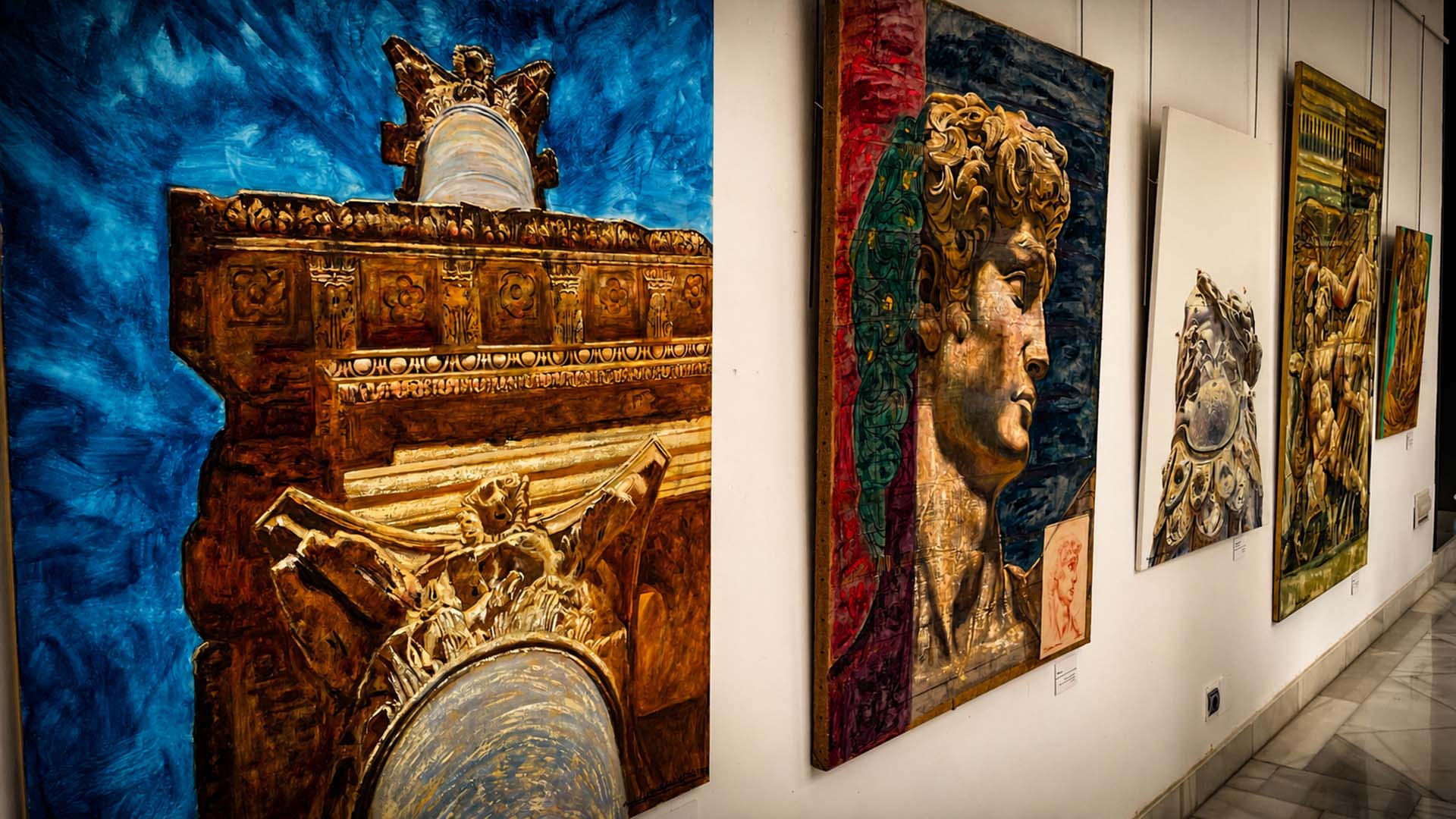 EXPOSICION MIGUEL ANGEL BEDATE EN ASAMBLEA DE EXTREMADURA