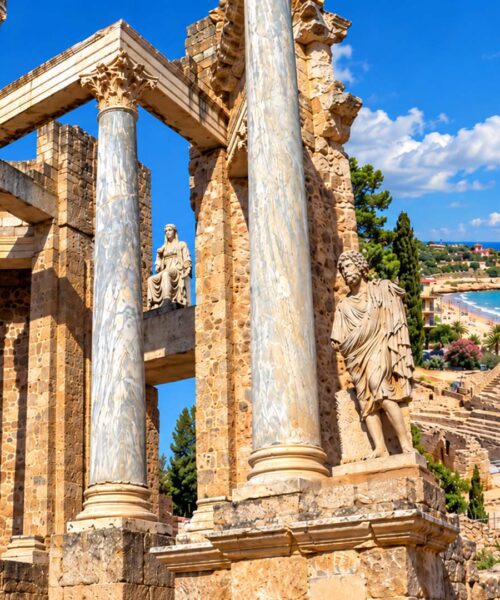 COMPOSICION TEATRO ROMANO DE MERIDA Y TARRAGONA