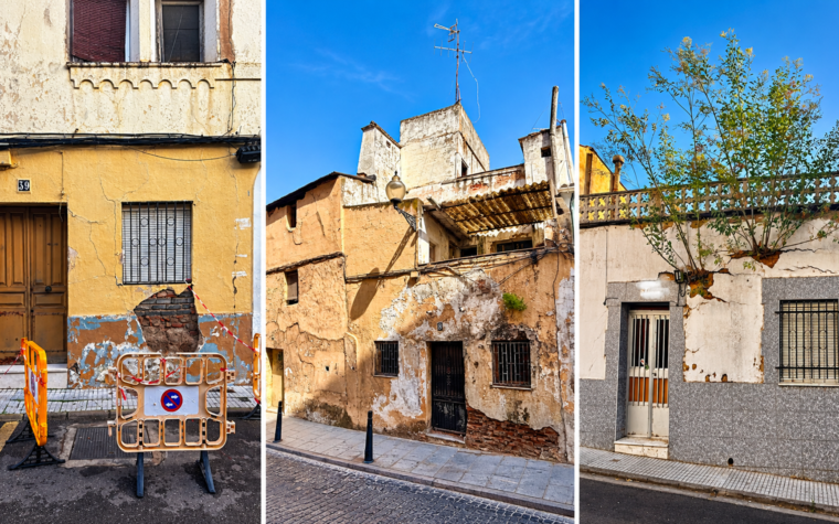 CASAS FACHADAS ABANDONADAS