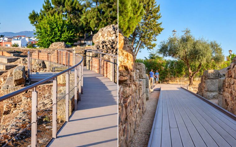 COMPOSICION DE NUEVAS PASARELAS DEL ANFITEATRO ROMANO