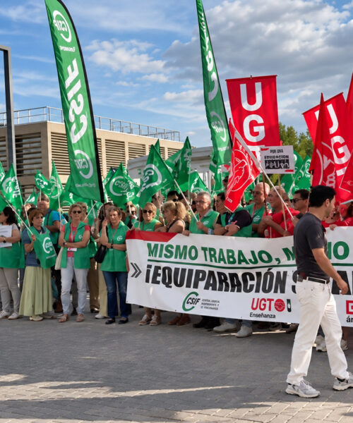 CONCENTRACION EMPLEADOS PUBLICOS III MILENIO