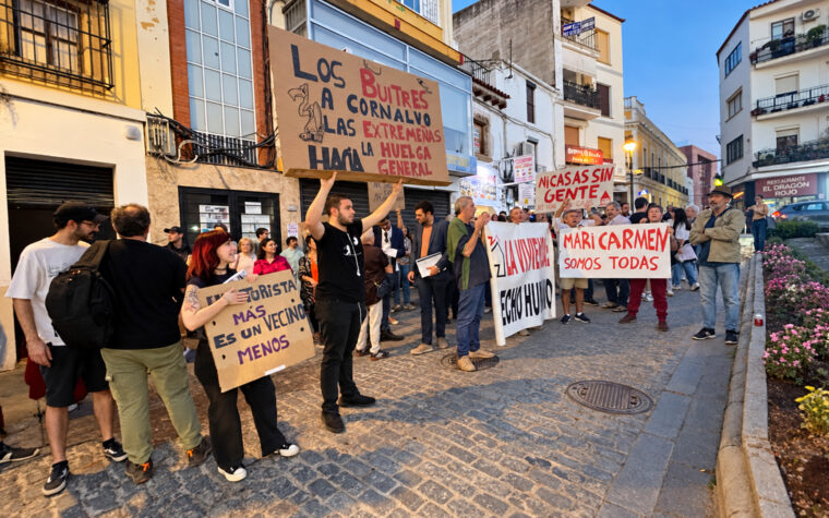 CONCENTRACION SINDICATO DE INQUILINAS PLAZA DEL RASTRO