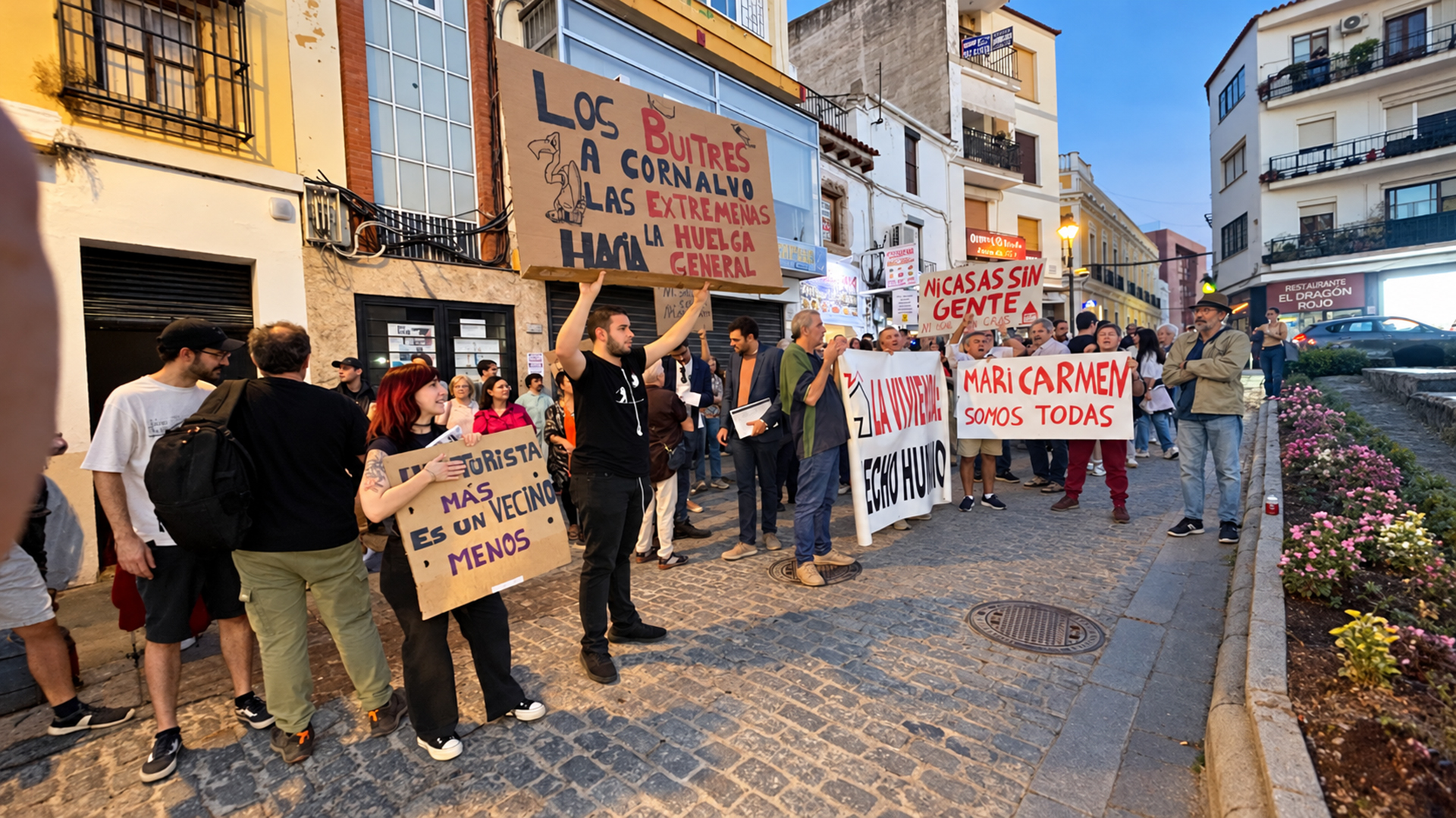 CONCENTRACION SINDICATO DE INQUILINAS PLAZA DEL RASTRO