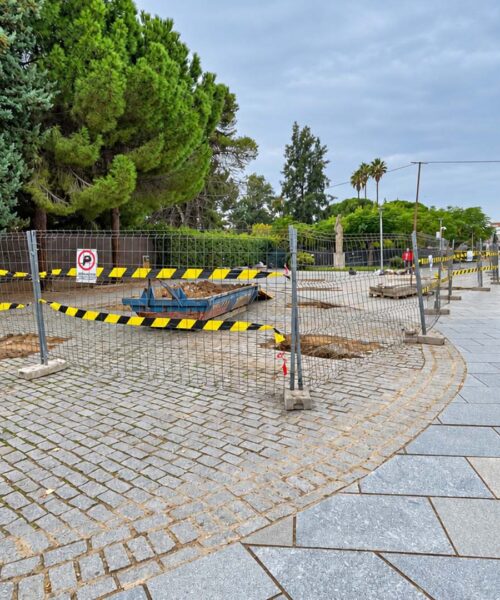 OBRAS ENTOLDADO PLAZA MARGARITA XIRGU